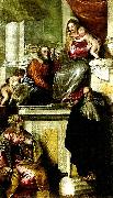holy family with john the baptist, ss. anthony abbot and catherine, Paolo  Veronese